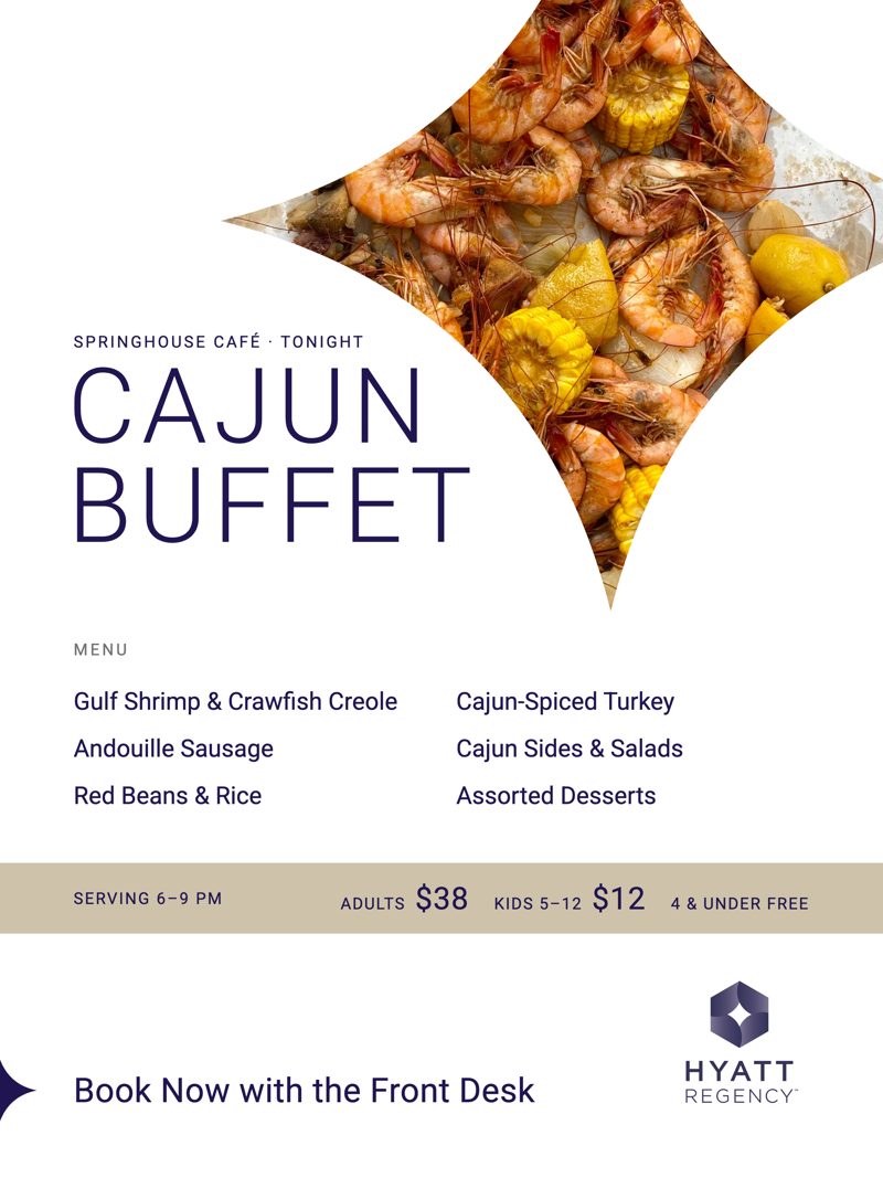 Cajun Buffet, rebuilt by the agent